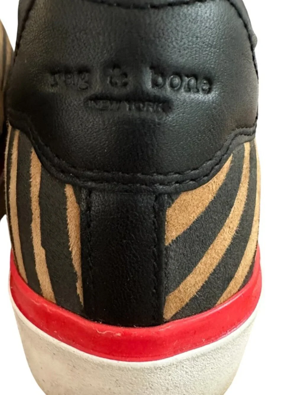 Rag & Bone Army Low Tiger Sneaker Size 7 EU 37